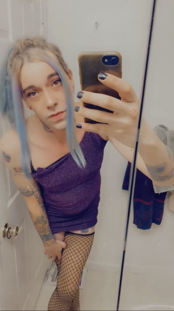 Hot Purple Minidress Slut #41
