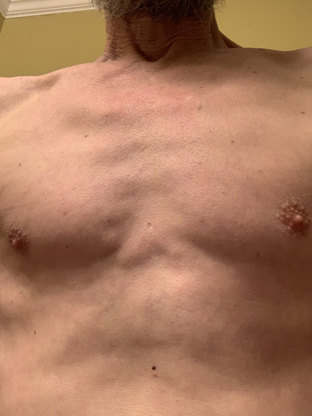 Shaved cock and body for dressing up in lingerie 