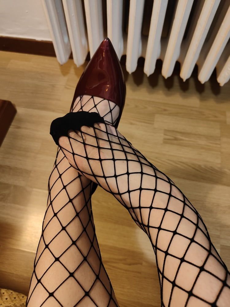 Fishnet stockings #5