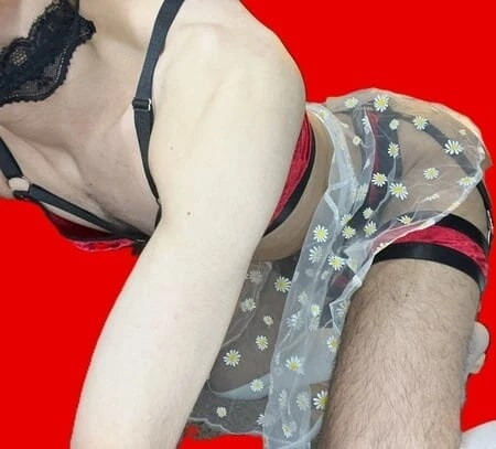 new crossdresser is horny as fuck