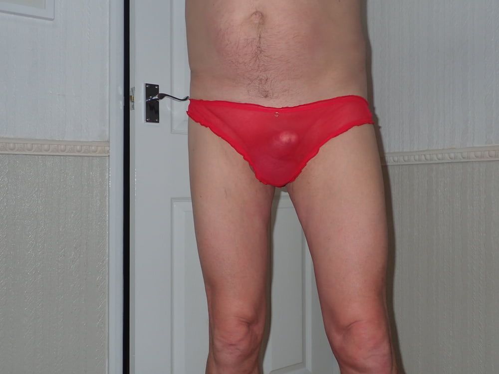 my best red thong #24
