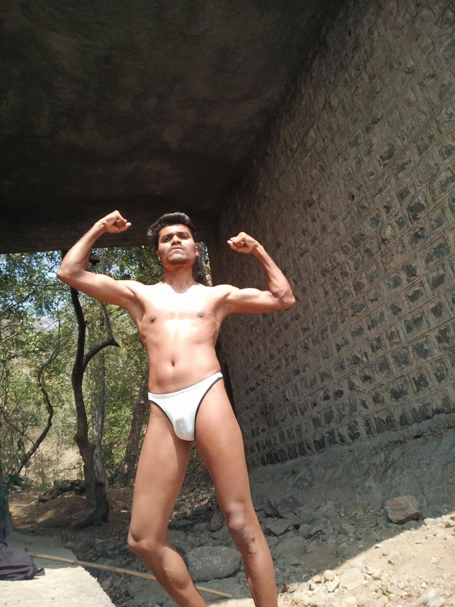 Hot handsome muscular gym boy #9
