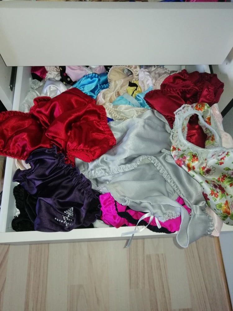 My satin panty drawer #2