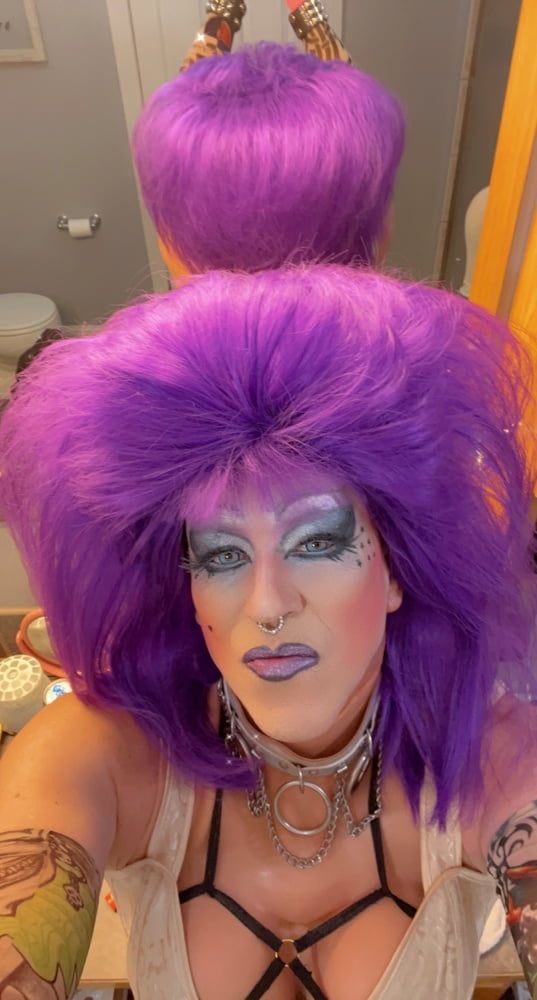 Love my purple wig #5