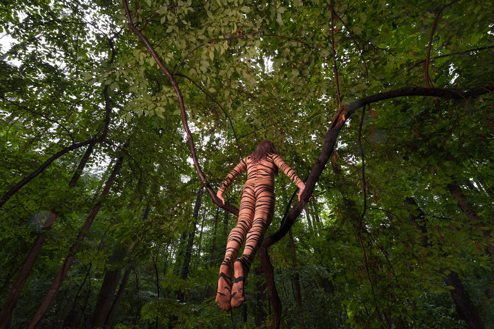 Uncut cock twink in the woods #14