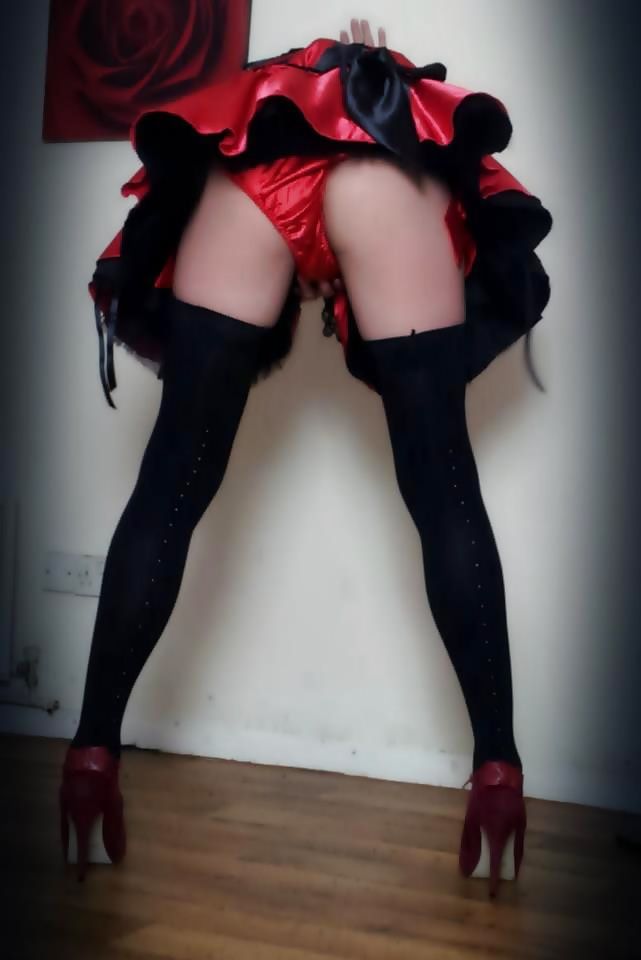 Crossdressing Red Maid #3