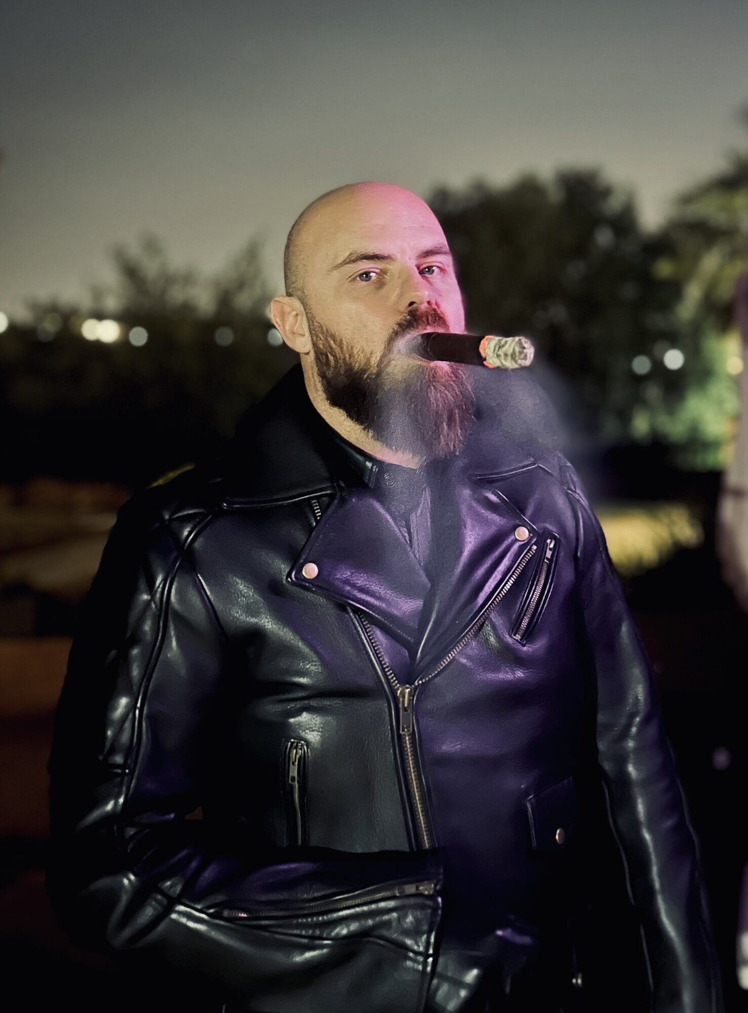 Leather, Cigars, Smoke #5