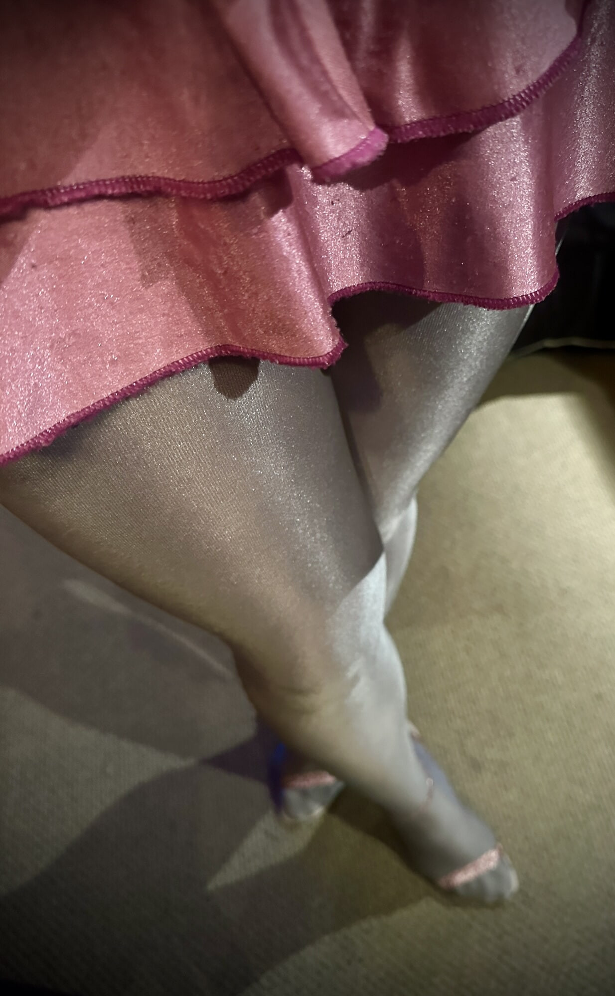 Would you like to caress my legs in shiny pantyhose? #7