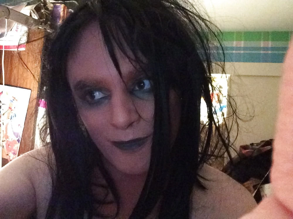 Scary freaky goth sissy #2