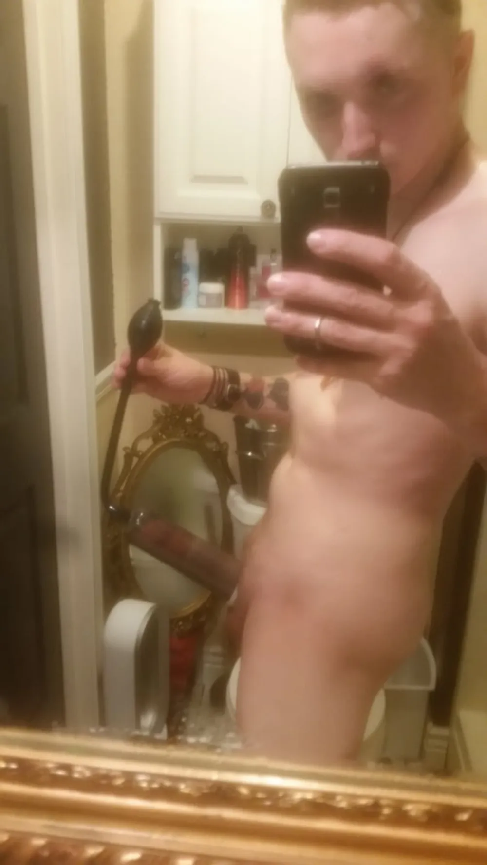 Cock pumping and dick stretching  #3