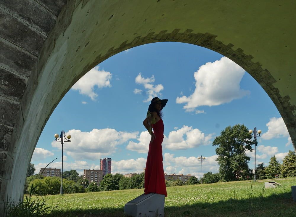 under the arch of the aqueduct #16