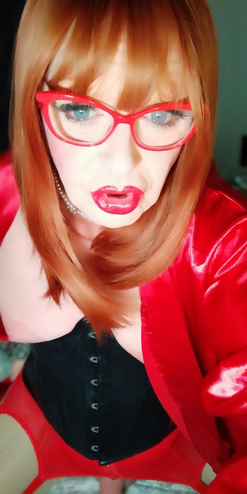 Crossdressing redhead  #46