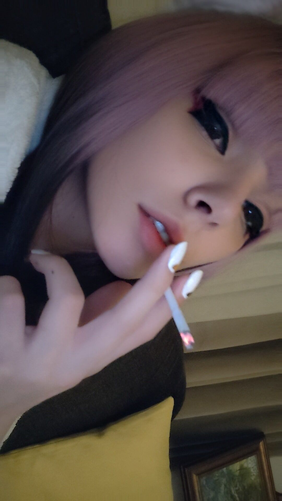 Anime Girl smoking #4