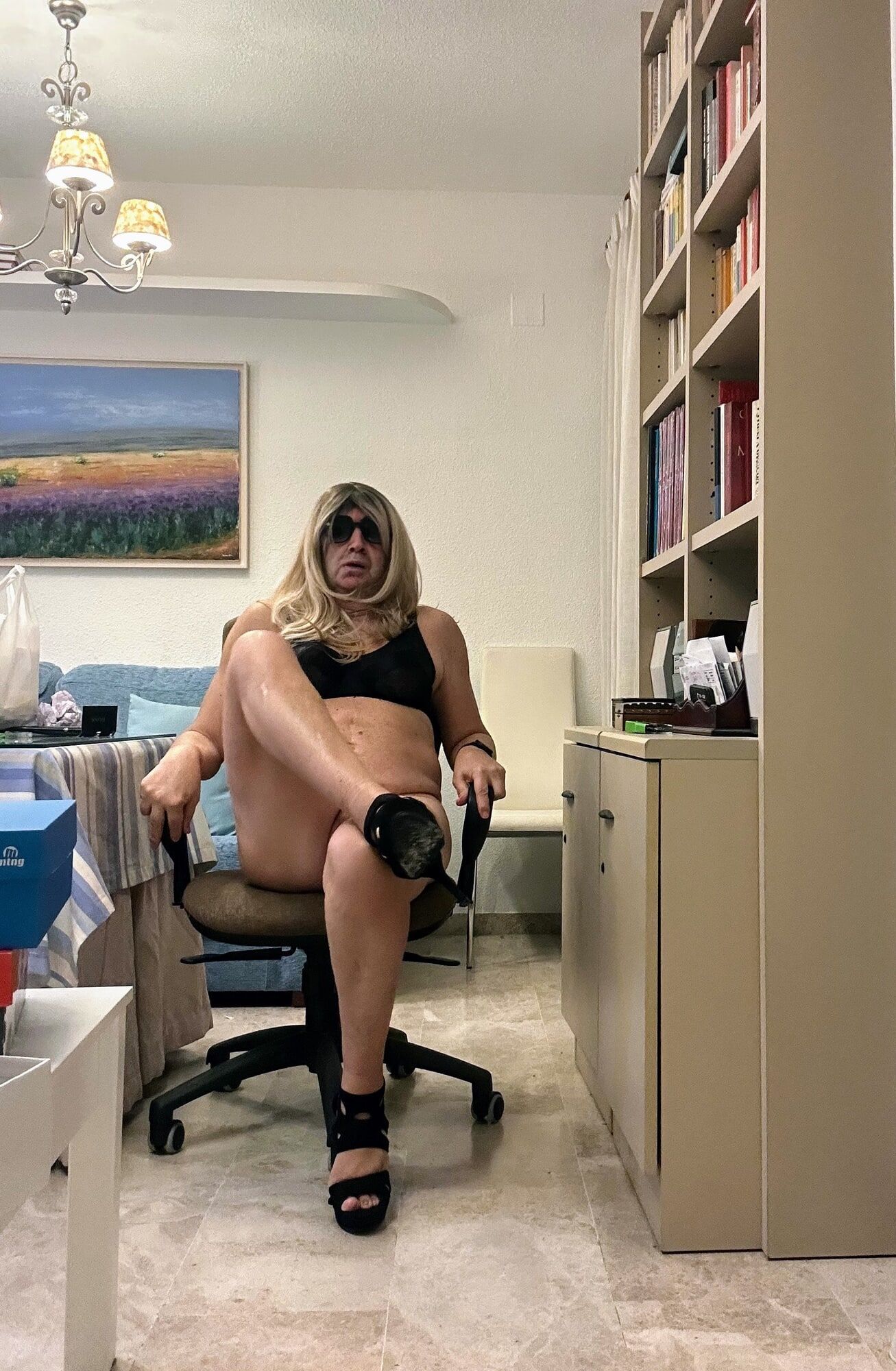 Daniela Monroe Spanish TV, lingerie, high heels, anal #30
