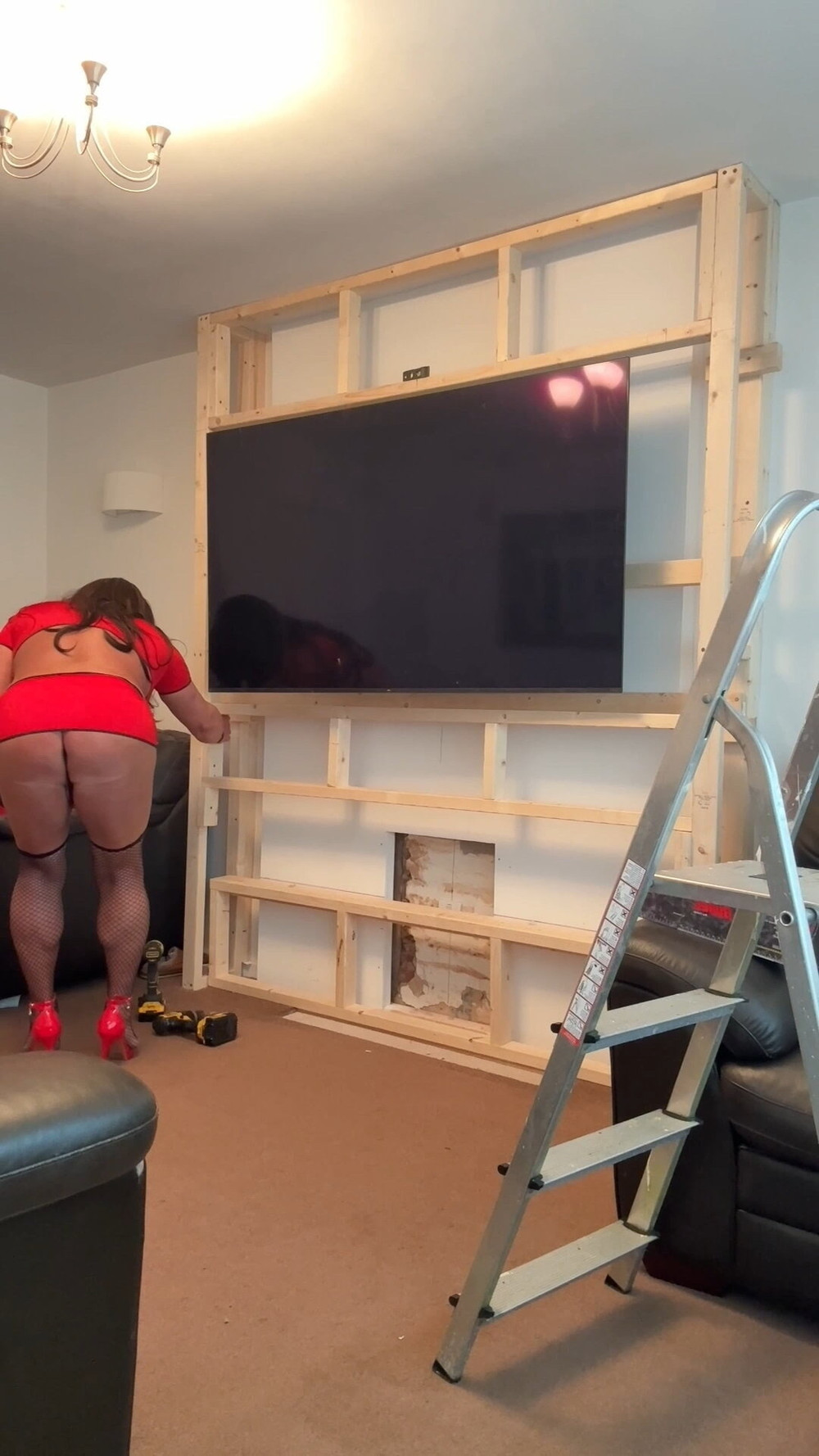 Sexy Crossdresser kellycd2022 in fishnet stockings and heels #10