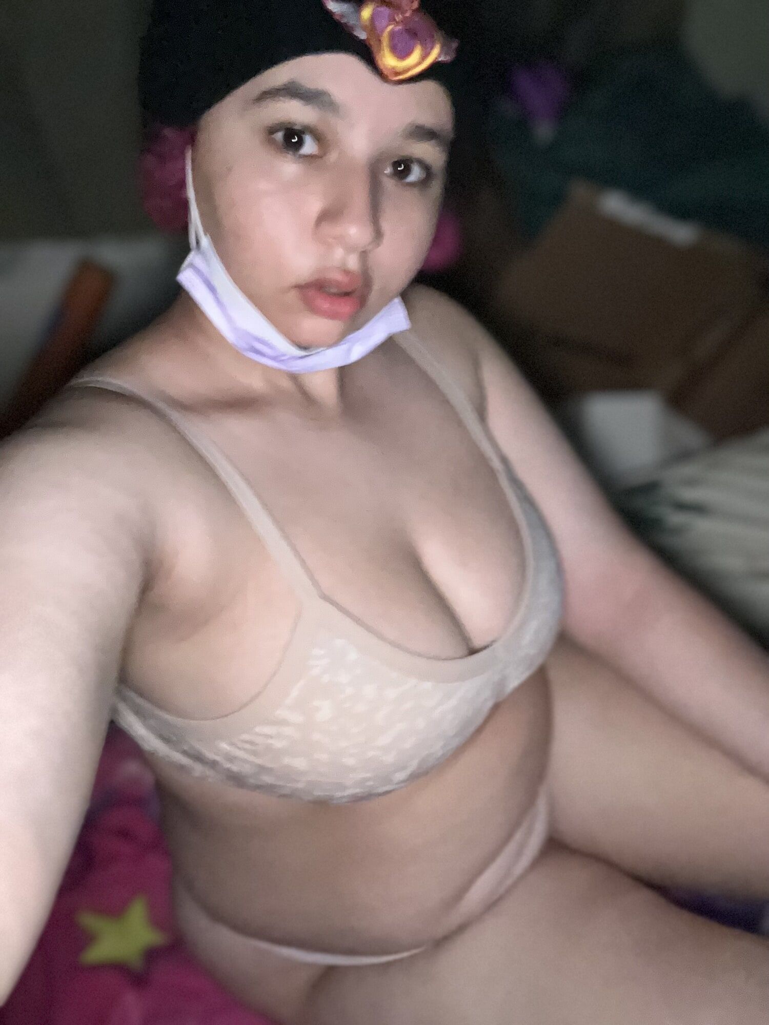 Cute chubby pink hair slut  #38