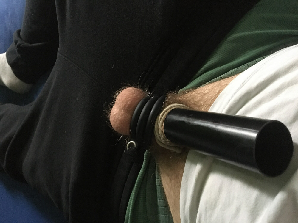 Balls With Rings And Bound Dick With Fleshlights #14