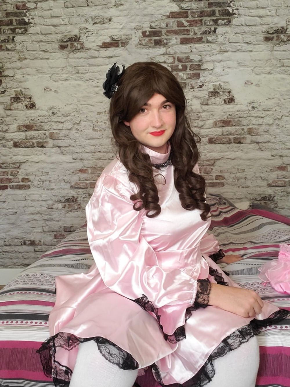 Sissy Light Pink Dress #6