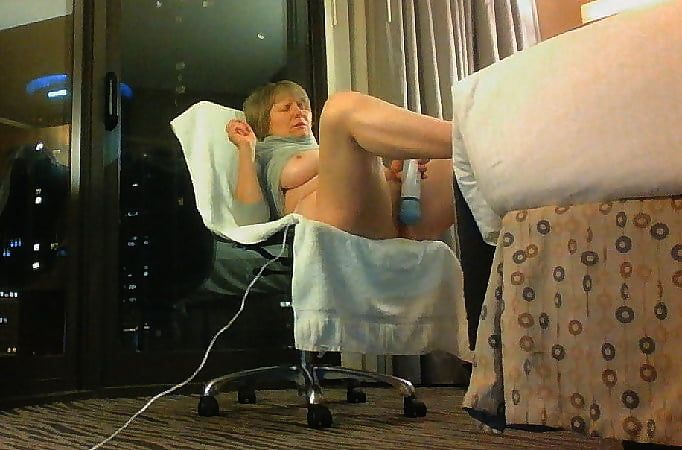 Mom orgasms in hotel window #29