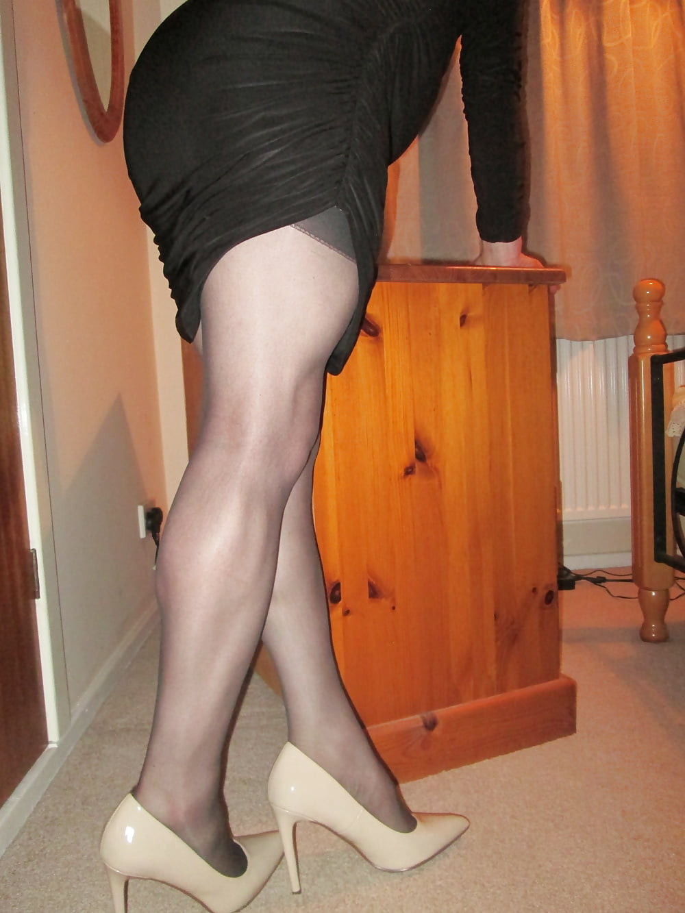 CROSS DRESSER IN NEW HEELS AND SEXY DRESS #12