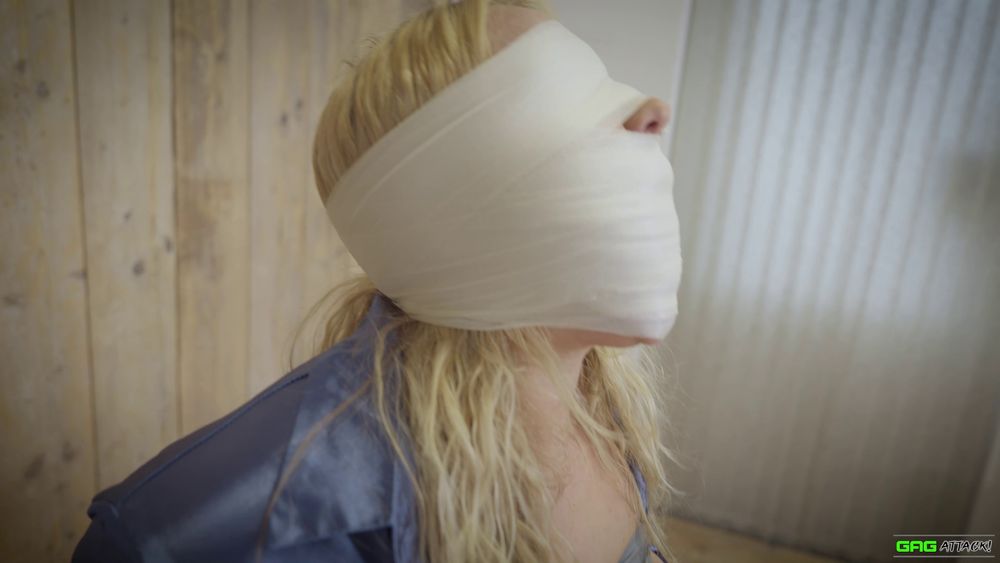 Zoey ziptie - Tape Bondage &amp; Tape Gagged ( GagAttack.NL ) #26