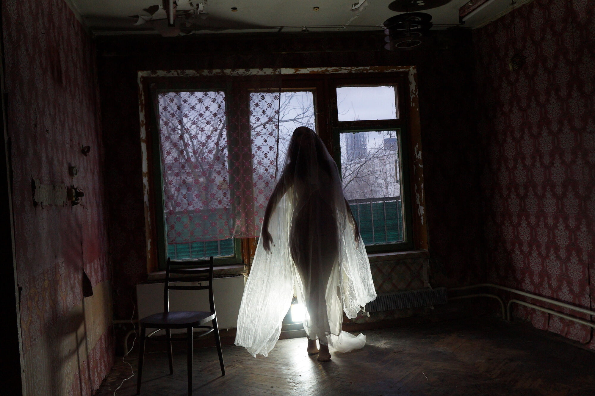 Ghost in a-maj in abandoned House #42