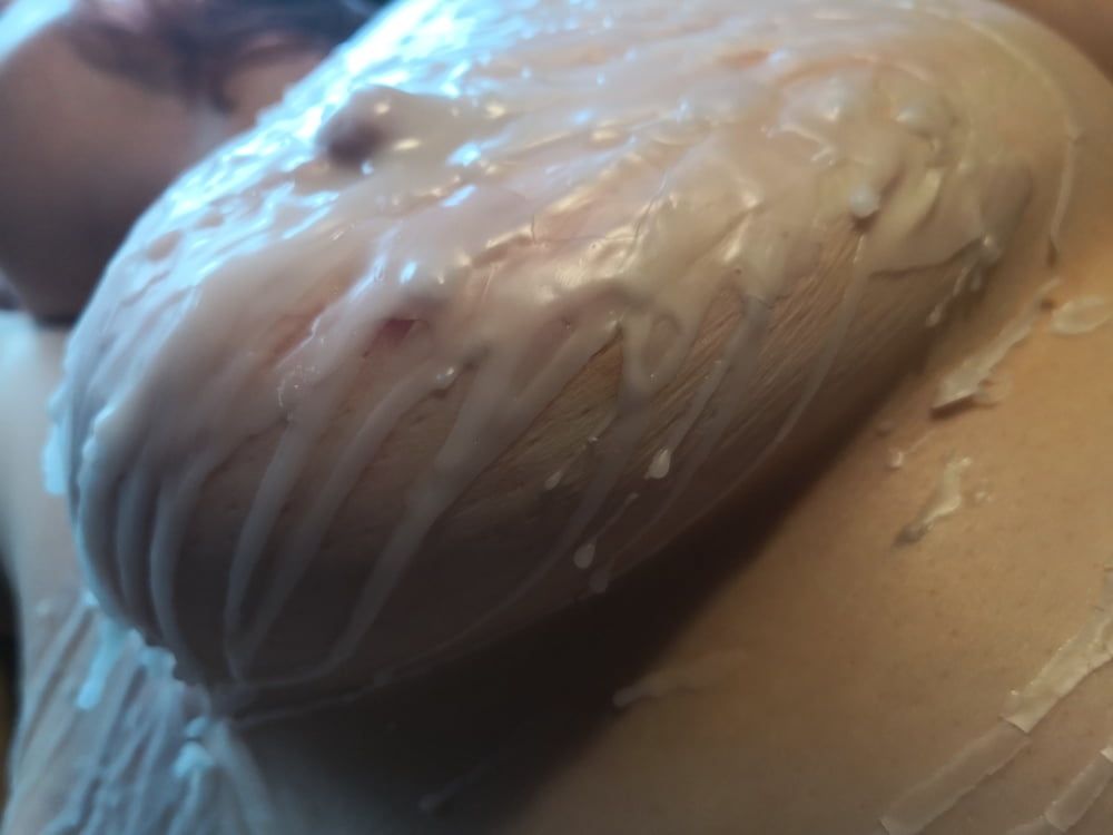 Breasts in hot wax #6