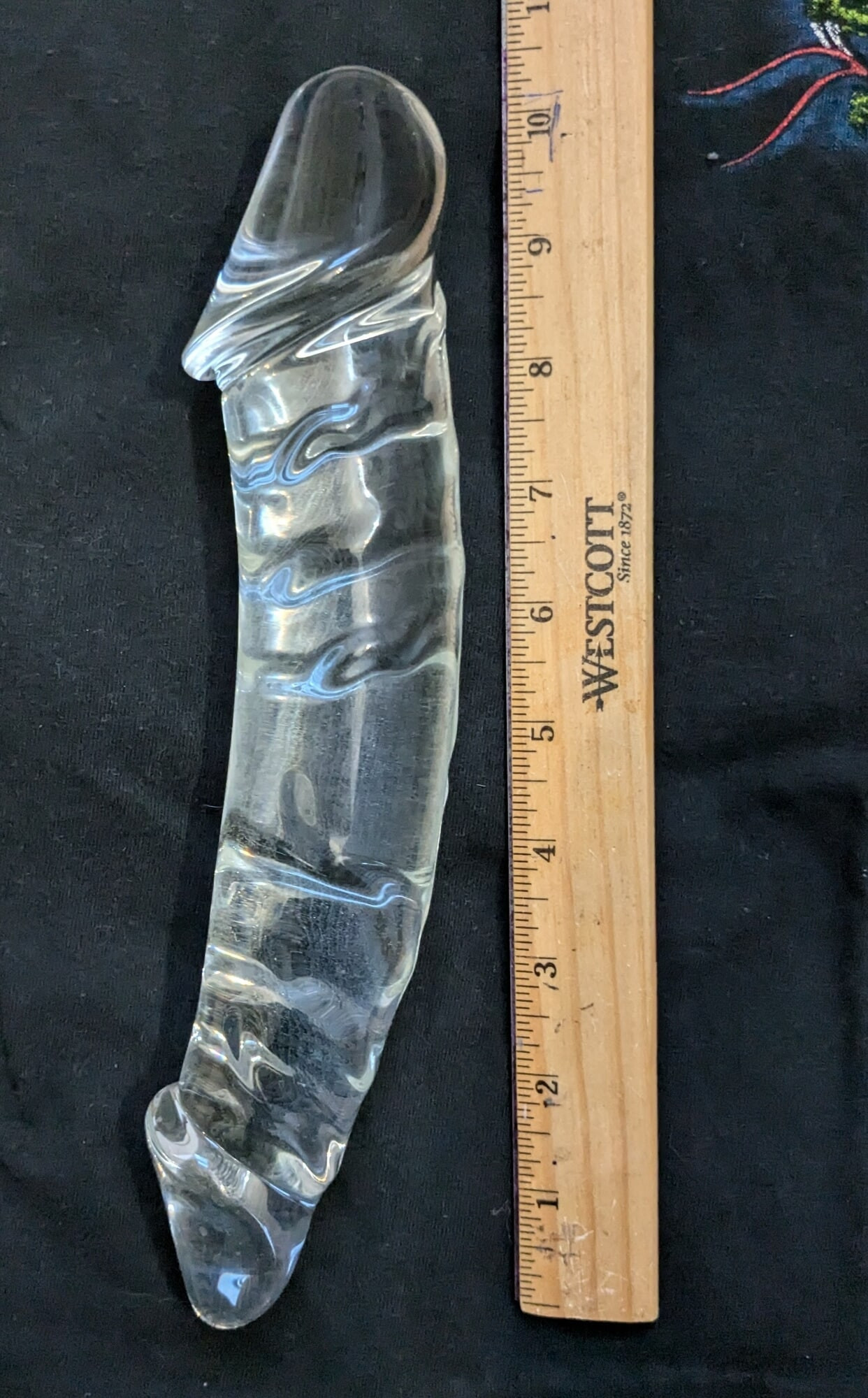 MY GIANT GLASS DILDO