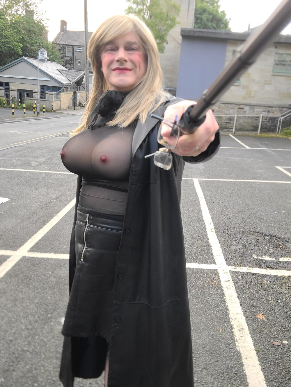 Sissy outdoors in Ramsbottom #3