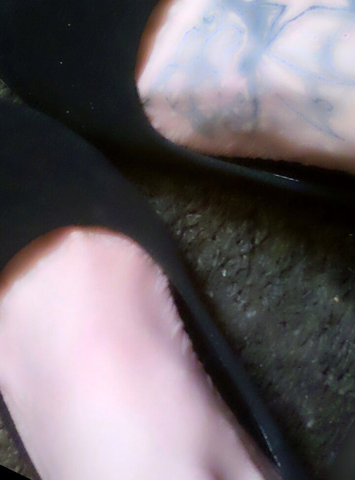 Tatted feet in heels #4