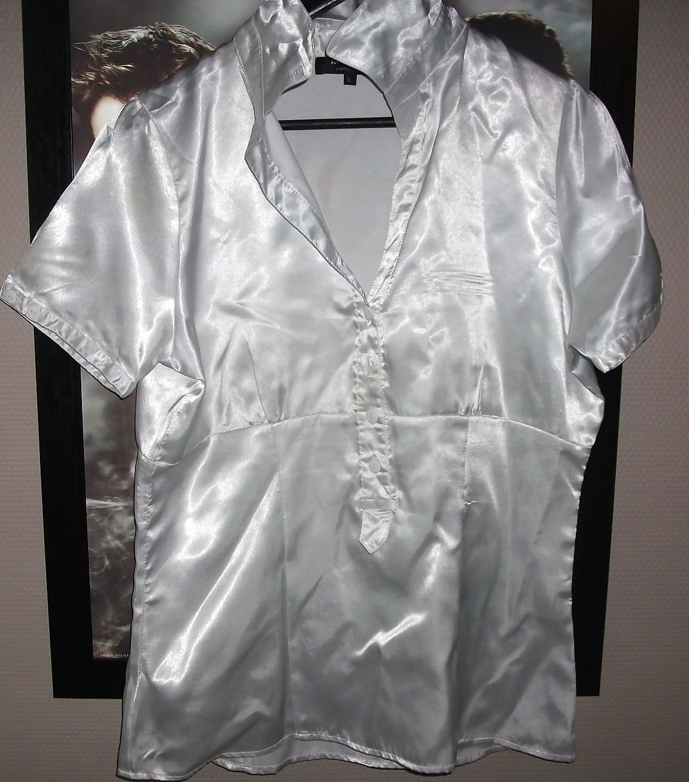 Silk and satin blouses #14
