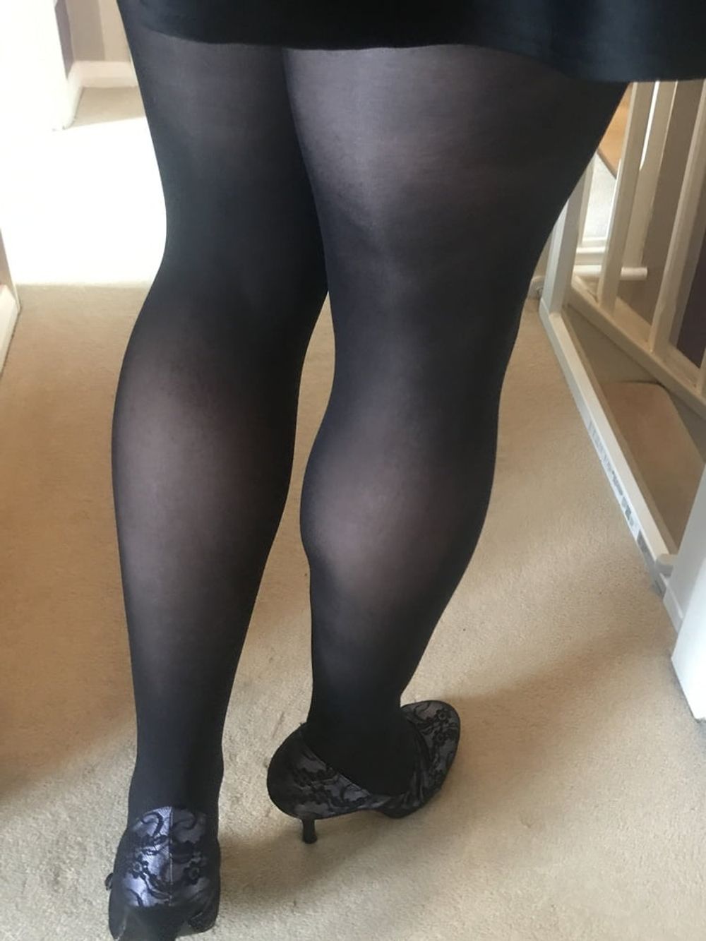 Black hold up stockings #29