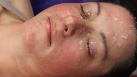 cum on her face         