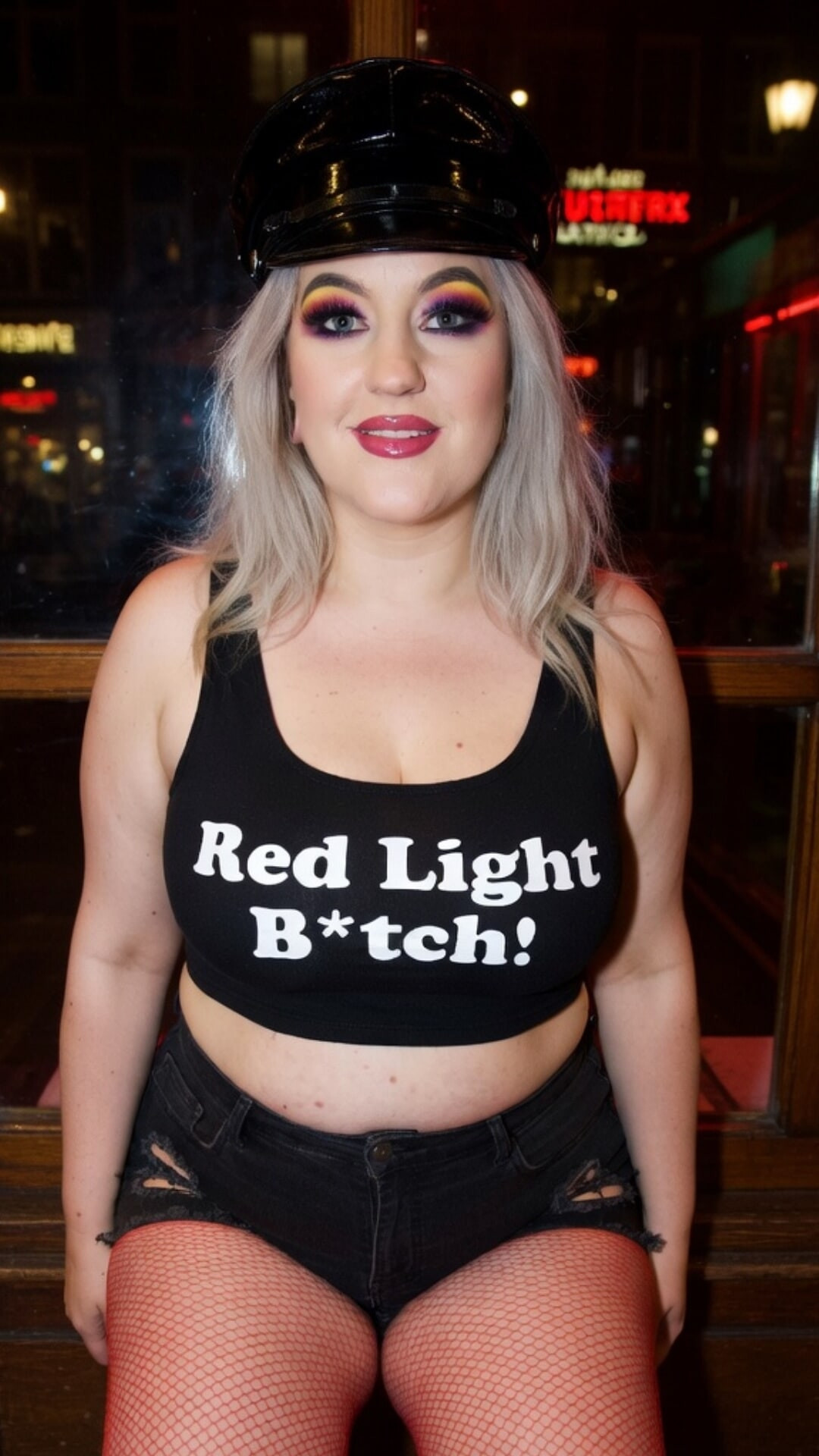 Natural MILF Amy Leaf- Red light bitch ! #4