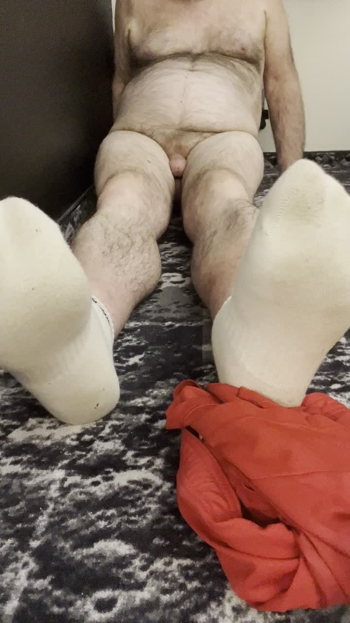 Coach Karl White Socks, Bare Feet Bare Balls 5835 #27