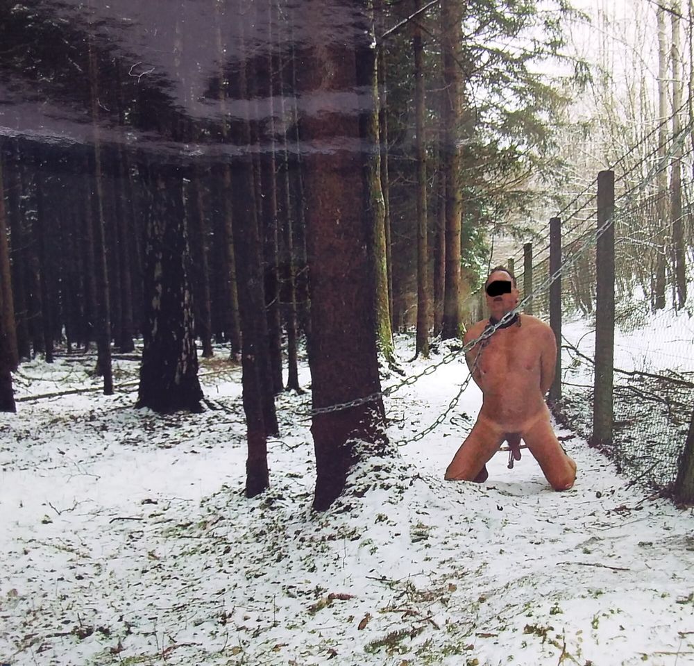 pervert kinky Man Outdoor in the Snow #2