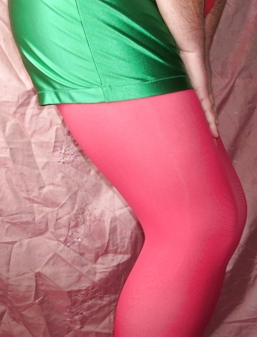 Sissy Boy Lovelaska - Red tights and Chupa Chups #7