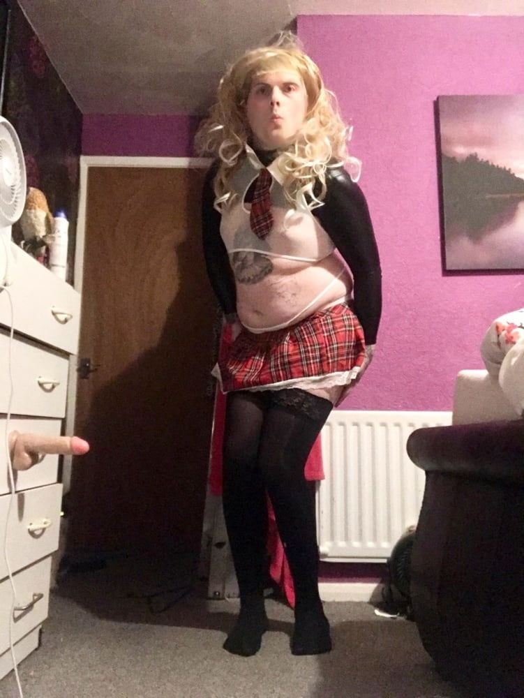 Schoolgirl sissy slut #9
