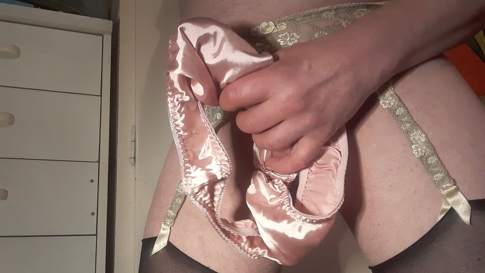 Pink Satin Pantie Play #11