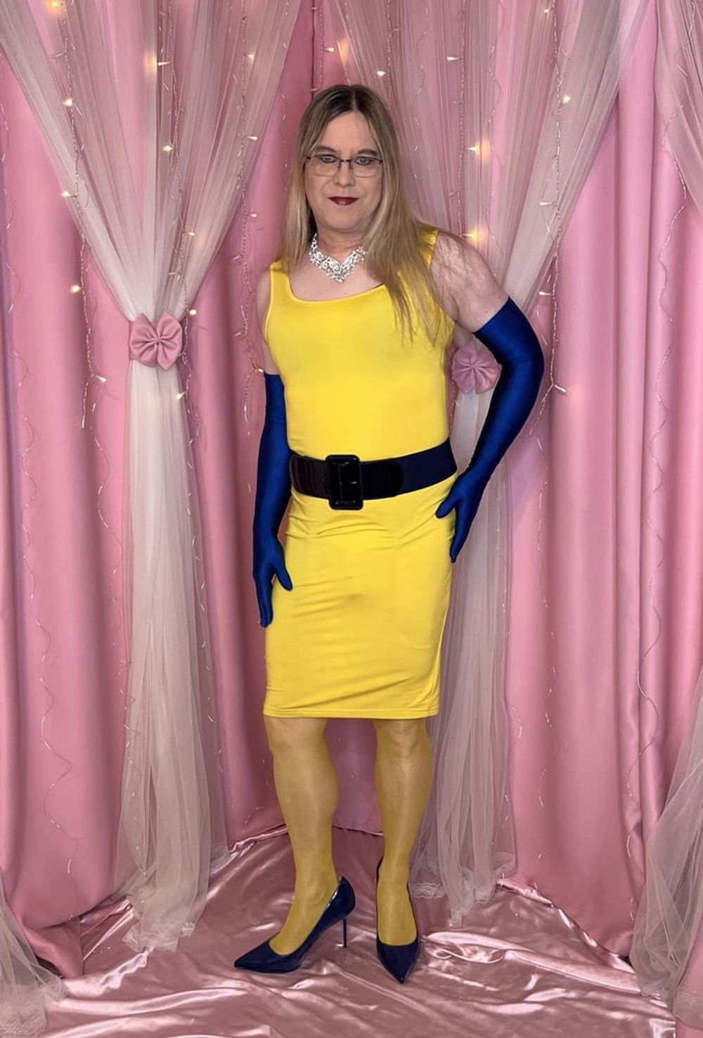 Joanie - Yellow Pencil Dress II #37