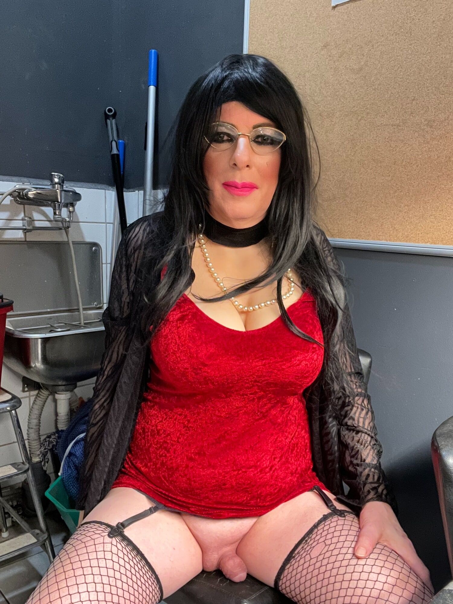 Sissy visiting the sex club #8