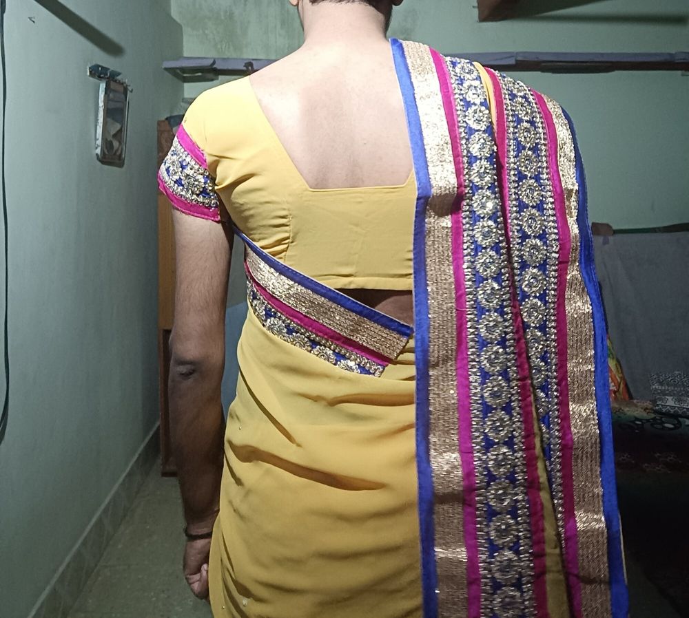 Wear auntys saree #14