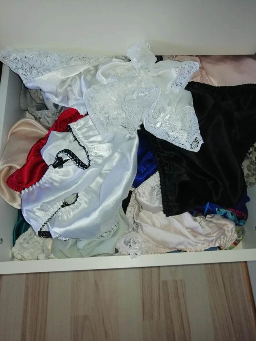 My satin panty drawer #2