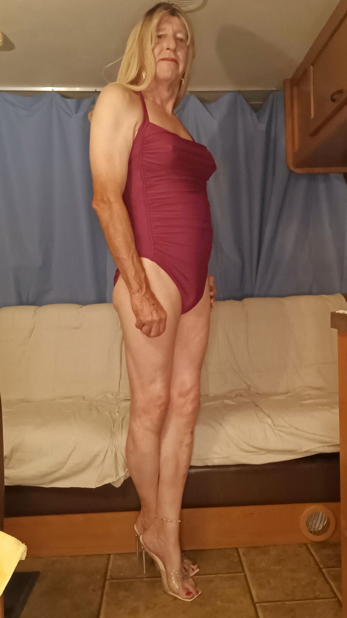 Sissy Anne Dru Brown Modelling Her New Swimsuit #13