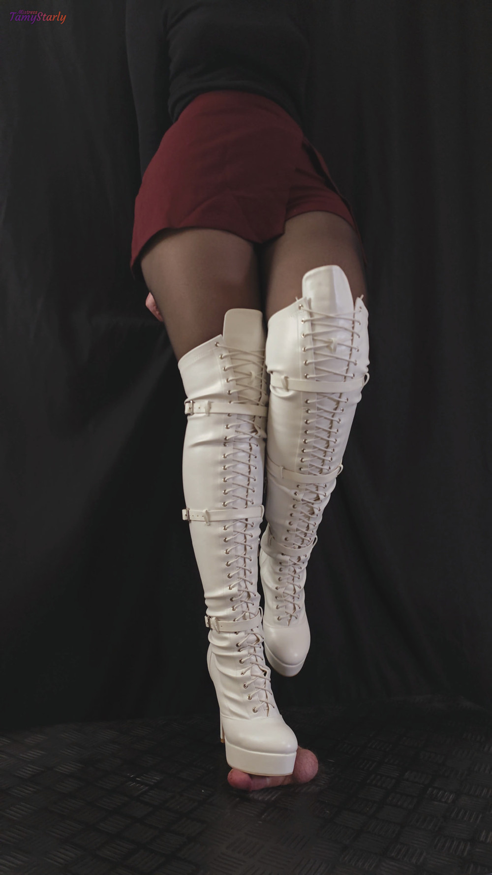 Kicking, Stomping, and Crushing your Cock in Knee High Boots #13