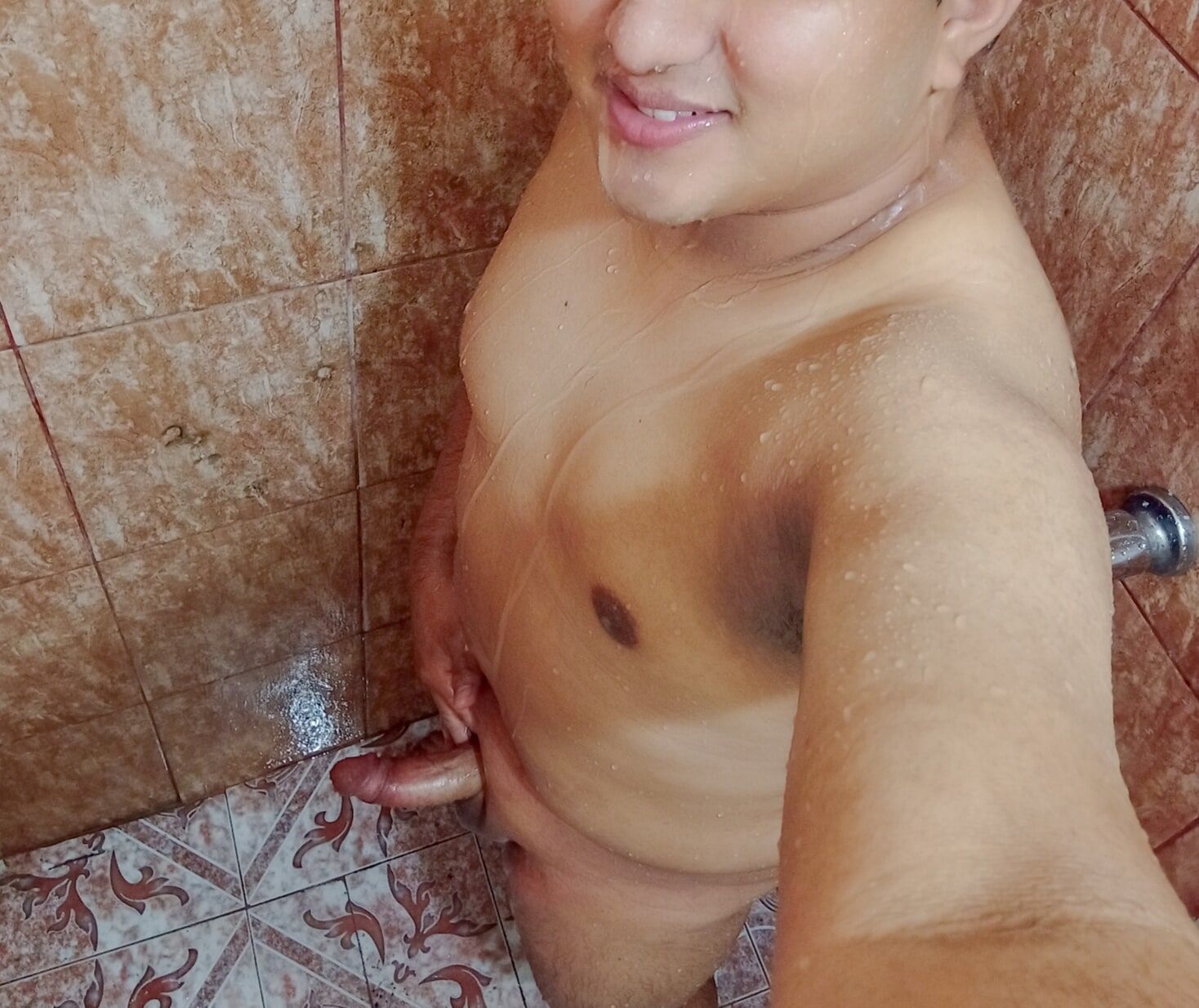 SelfiesNudes with my Erect Penis under my Shower 01 #12