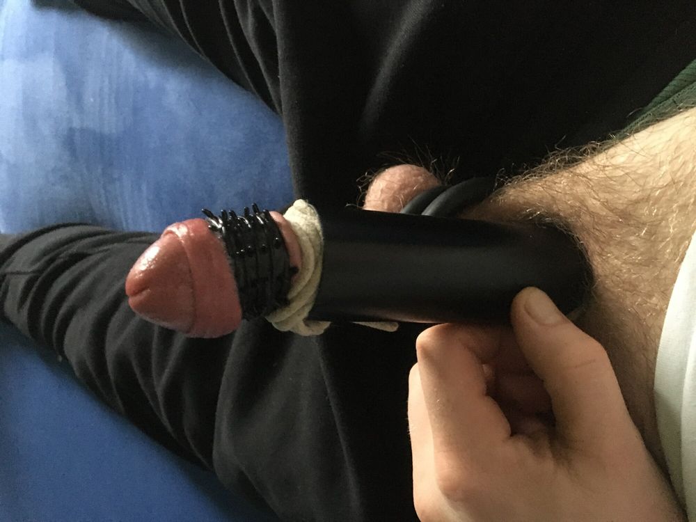 Balls With Rings And Bound Dick With Fleshlights #44