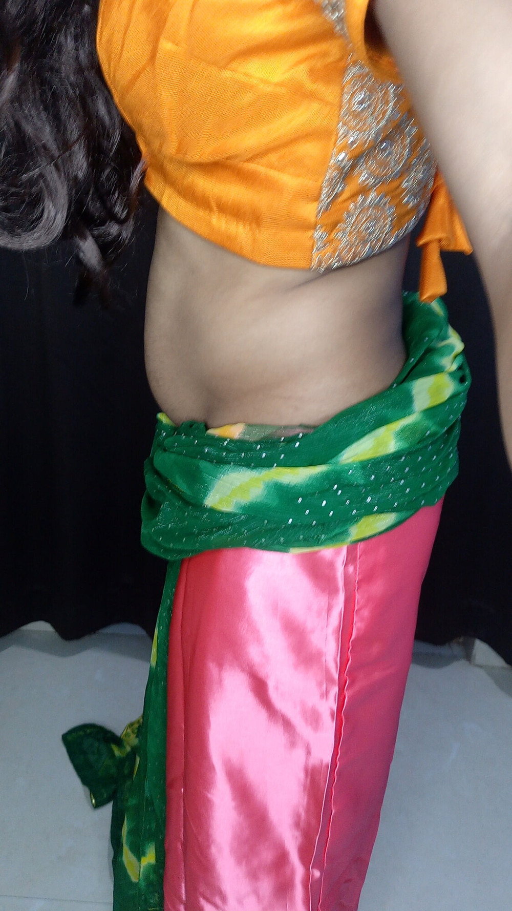 My stepmom last night wear this saree  #24