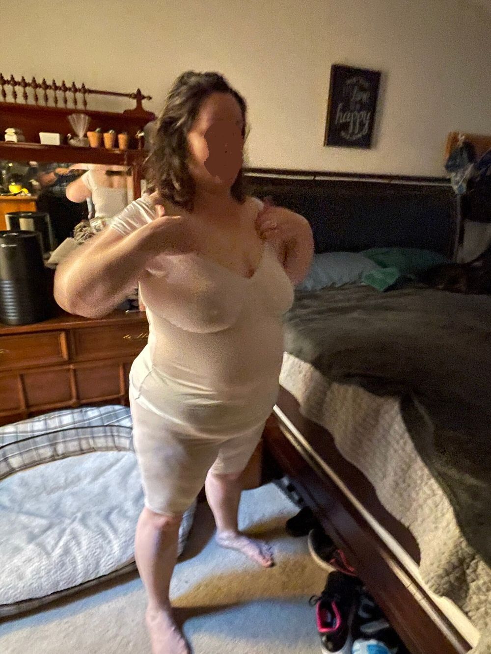 Mormon MILF getting dressed #14