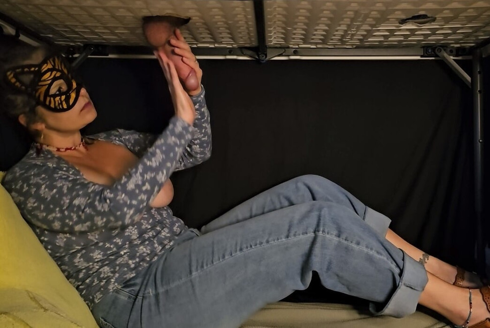 CUM SLUT Mommy loves big CUM load dumped on hands and TITS #45